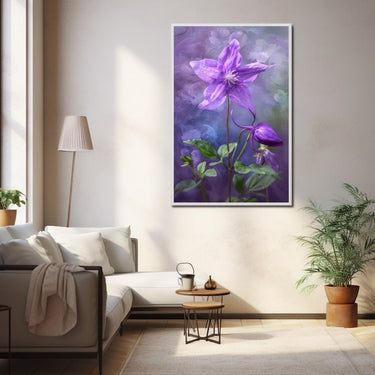 Violet Flower Painting